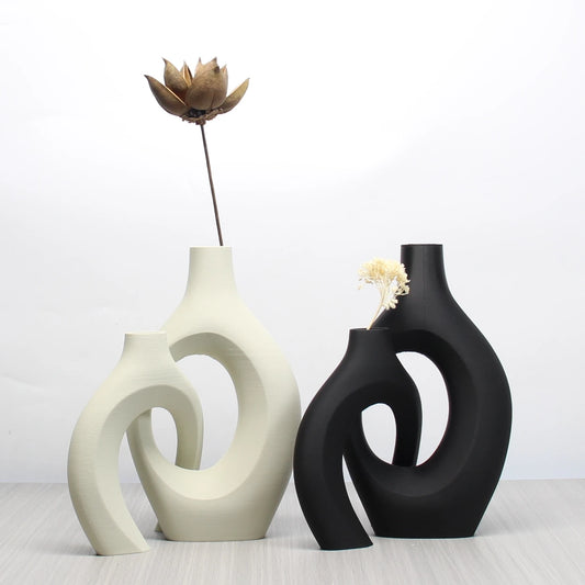 Bohemian Art Vase Set – Handcrafted Home & Office Decor